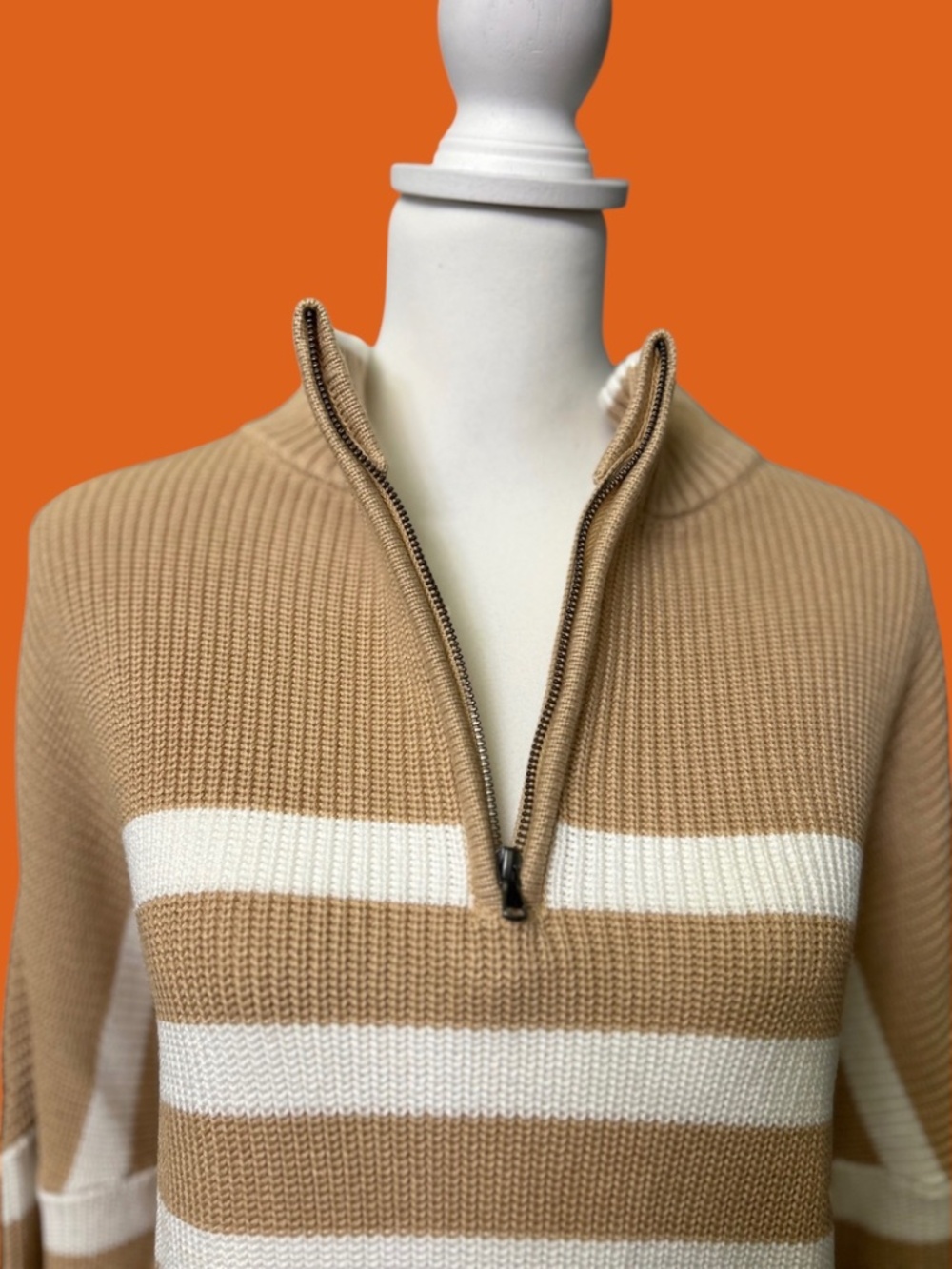 NWT. Lands’ End Ribbed Knit Sweater